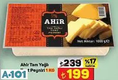 AHİR TAM YAĞLI TOST PEYNİRİ 1 KG
